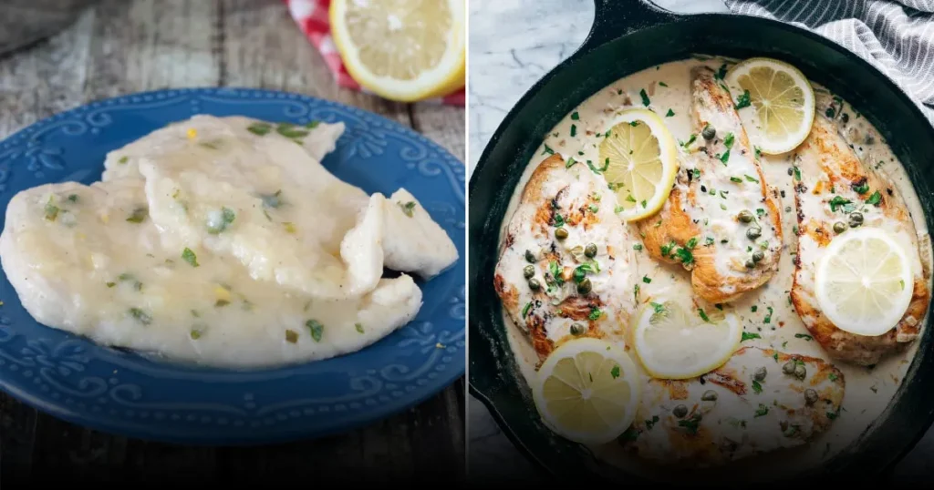 Куриные гребешки с лимоном