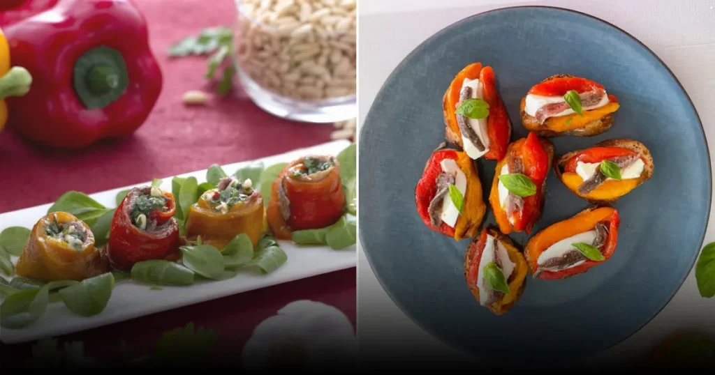 Филе запечённого перца с анчоусами: летний деликатес