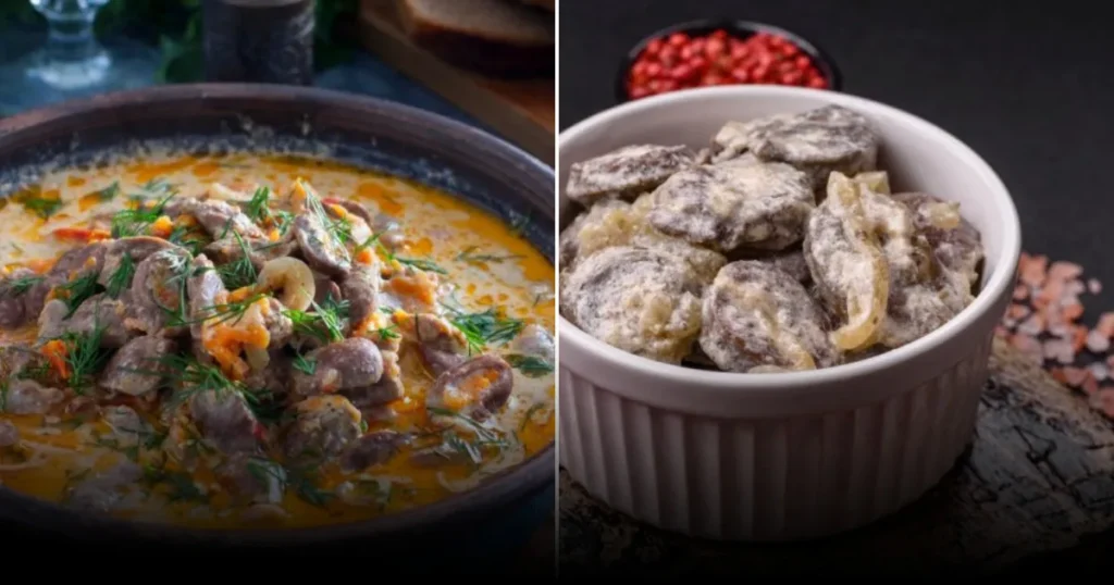 8 простых рецептов куриных сердечек в сметане
