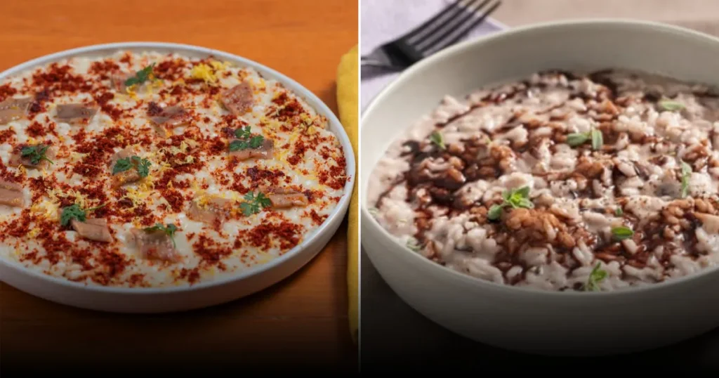 Ризотто с маслом, анчоусами и хрустящими перцами
