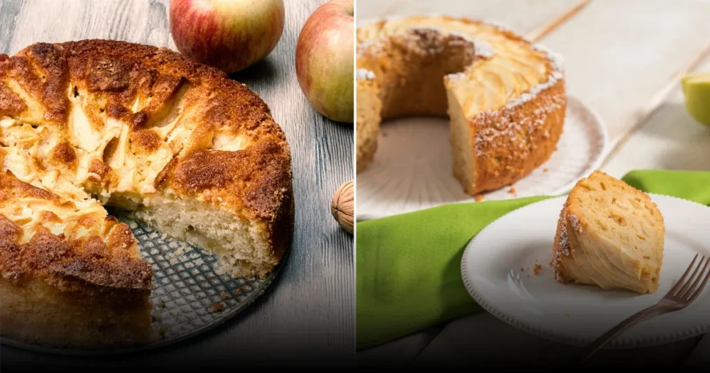 Яблочный кольцевой пирог