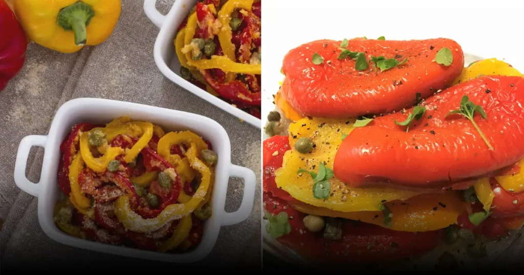 Перцы запечённые с каперсами