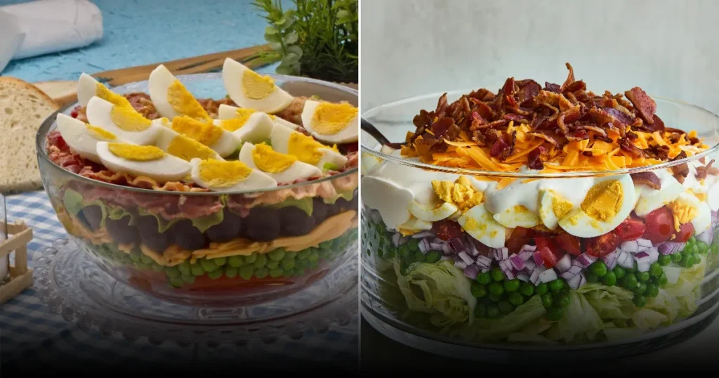 Салат «Семь слоёв»: яркая классика американской кухни