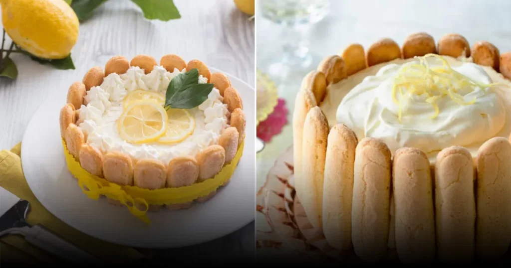 Лимонная шарлотка