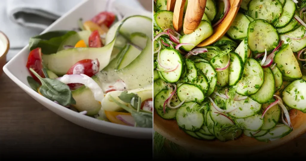 Салат из огурцов