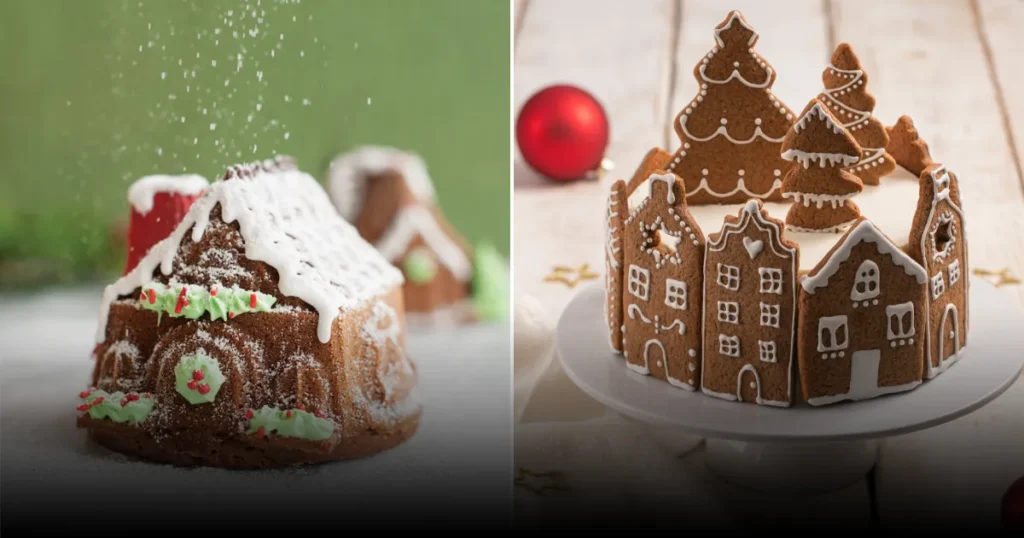 Пряничный домик из торта: волшебный десерт для праздников