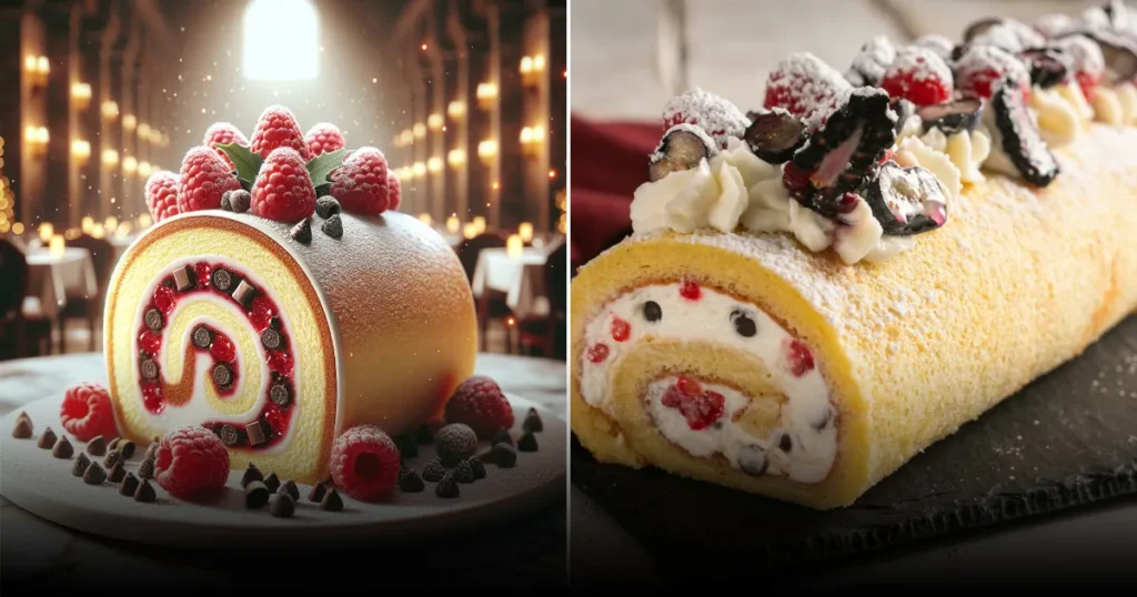 Безглютеновый и безлактозный рождественский рулет