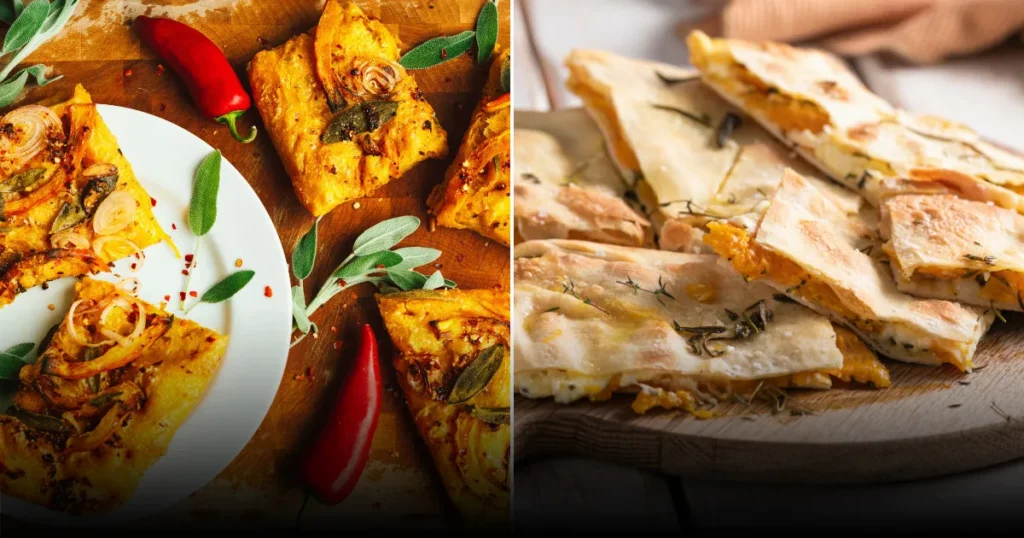 Хрустящая фокачча с тыквой и сыром