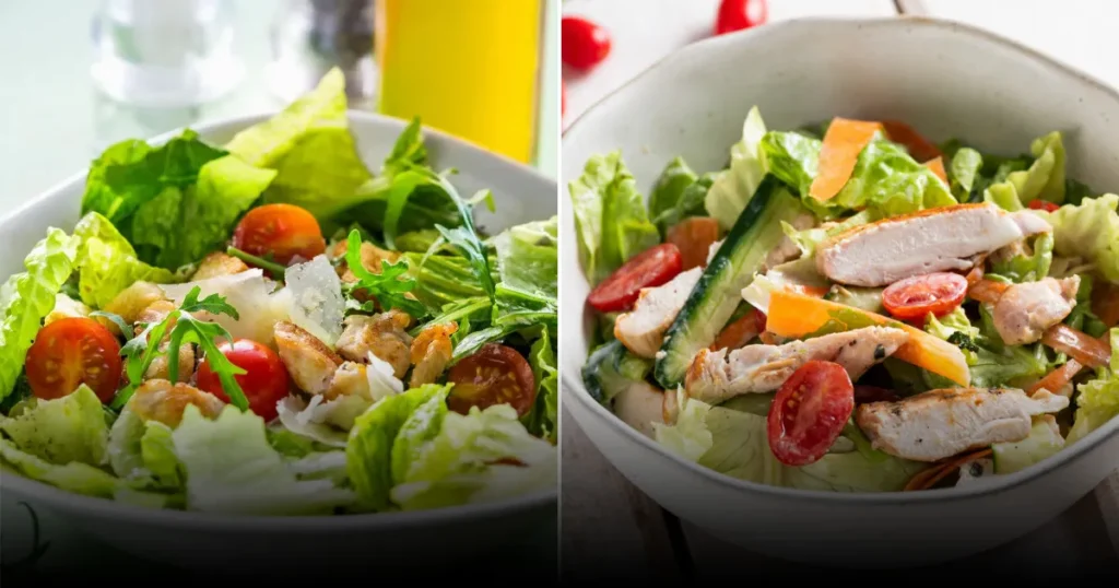 Легкий куриный салат — освежающий и полезный