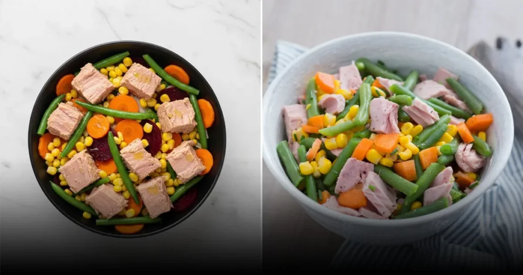 Легкий зеленый салат из фасоли и тунца: итальянский хит