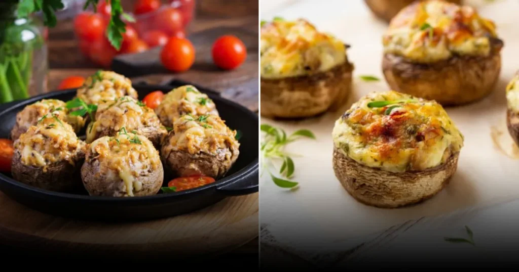 Лучшие рецепты фаршированных шампиньонов в аэрогриле