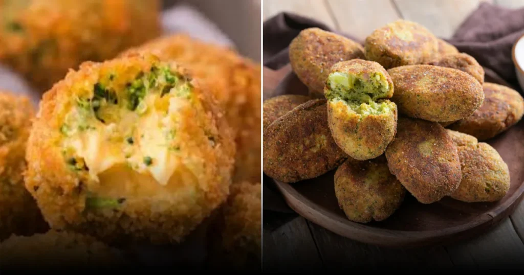 Жареные брокколи-котлеты