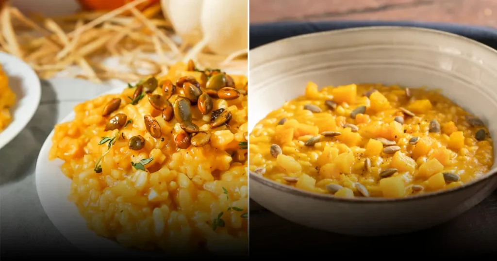 Nыквенное ризотто с семечками