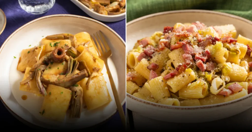 Паста с луком, пекорино и панчеттой: традиционный рецепт Италии