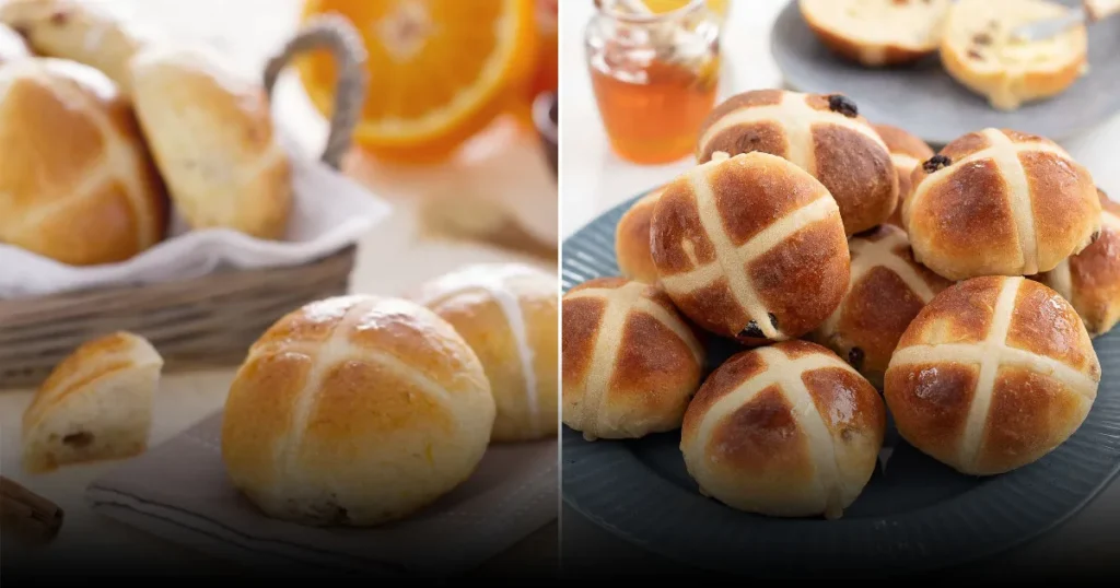 Пасхальные крестные булочки