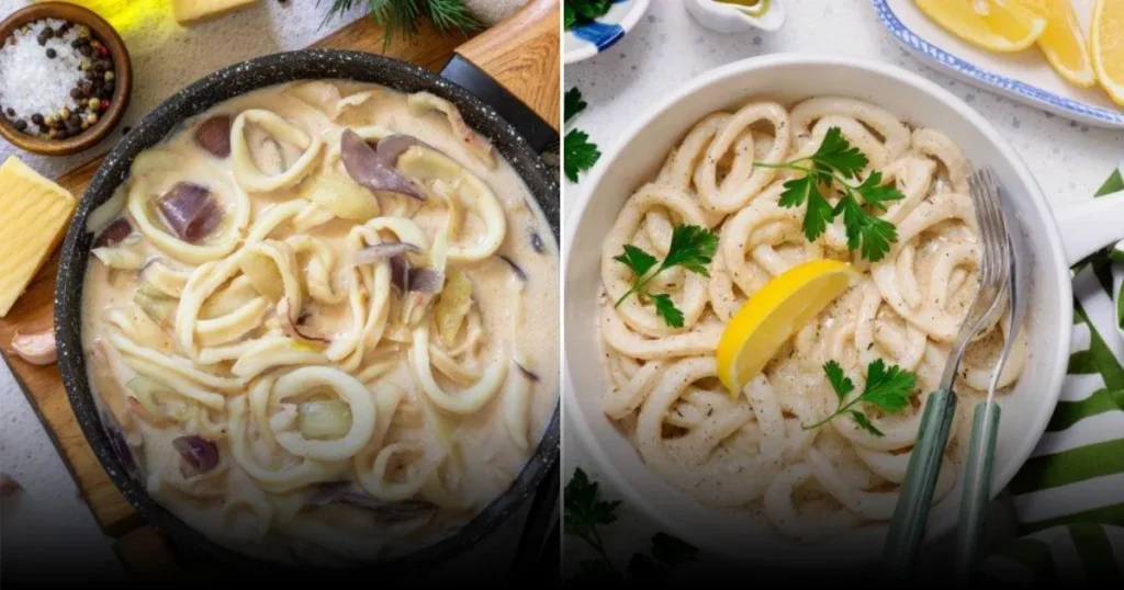 Кальмары в сливочном соусе: простые и вкусные рецепты