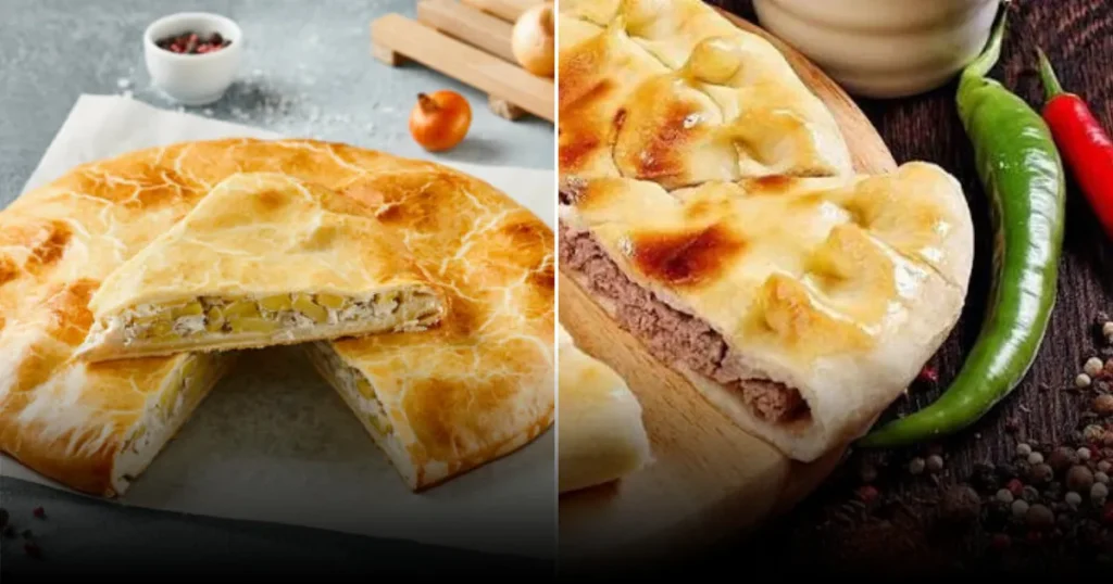 Осетинский пирог с мясом и картошкой